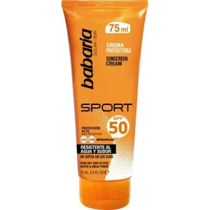 کرم ضد آفتاب اسپانیایی باباریا Babaria Sport Sun Screen Spf 50 مناسب ورزشکاران 75 میل