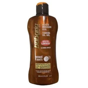 روغن برنزه کننده باباریا Babaria Glow _ Effect Tanning Oil اکلیلی با حجم 200 میل