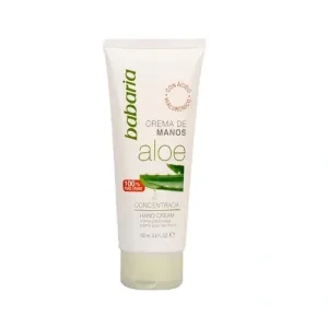 کرم دست و ناخن آلوئه ورا اسپانیایی باباریا Babaria Aloe Hand Nail ترمیم کننده 100 میل