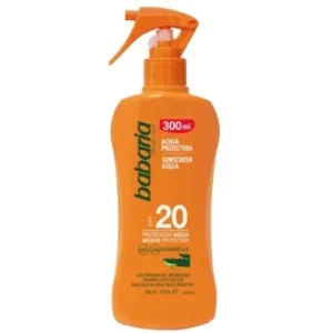 اسپری برنز کننده اسپانیایی باباریا Babaria Solar Spf 20 تثبیت کننده رنگ پوست 300 میل