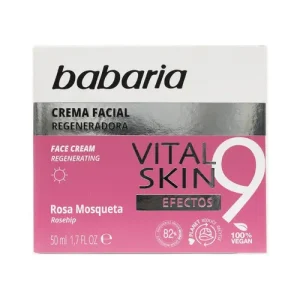 کرم بازسازی کننده صورت اسپانیایی باباریا Babaria Vital Skin ویتال اسکین 50 میل