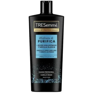 شامپو سر تنظیم کننده چربی هلندی ترزمه Tresemme Hyaluronic Acid & White Clay با هیالورونیک اسید و خاک رس 658 میل