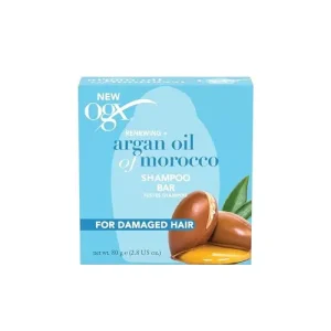 شامپو جامد روغن آرگان فرانسوی او جی ایکس OGX Argan Oil Of Morocco Shampoo Bar مناسب انواع مو 80 گرم
