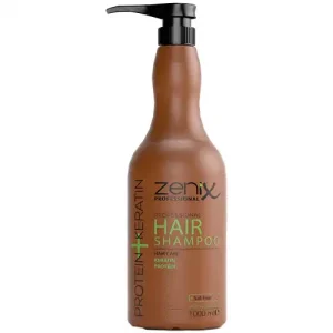 شامپو بدون سولفات زنیکس Zenix Keratin Protein _ Salt Free  مناسب انواع مو 1000 میل
