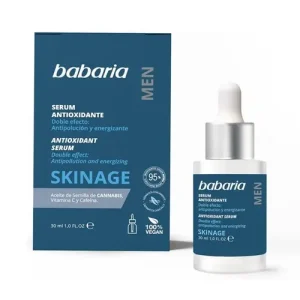 سرم آنتی اکسیدان مردانه اسپانیایی باباریا Babaria Anti Oxydant Serum ضد پیری 30 میل
