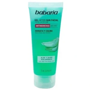 ژل سوختگی صورت اسپانیایی باباریا Babaria After Sun حاوی عصاره آلوئه ورا 75 میل