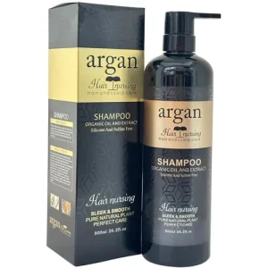 شامپو روغن آرگان هیر نرسینگ Hair Nursing بدون سولفات 900 میل