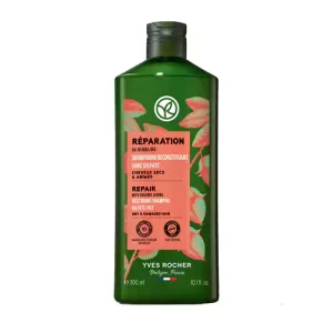 شامپو بدون سولفات فرانسوی ایوروشه Yves Rocher Reparaion ترمیم کننده مو مناسب موهای خشک و آسیب دیده 300 میل