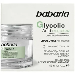 کرم بازسازی سلولی باباریا گلیکولیک اسید Babaria _ Glycolic Acid مناسب انواع پوست 50 میل