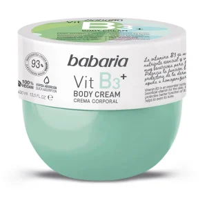 کرم بدن اسپانیایی باباریا Babaria Vitamin B3 حاوی B3 ویتامین 400 میل