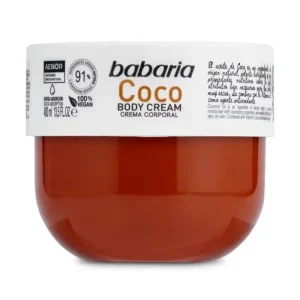 کرم بدن اسپانیایی باباریا Babaria Coconut آبرسان و تقویت کننده پوست حاوی نارگیل 400 میل