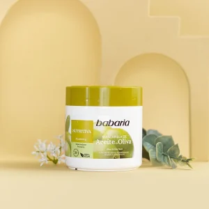 ماسک مو اسپانیایی باباریا Babaria مغذی و آبرسان حاوی روغن زیتون 400 میل