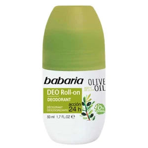 رول ضد تعریق اسپانیایی باباریا Babaria Olive Oil حاوی عصاره روغن زیتون 50 میل