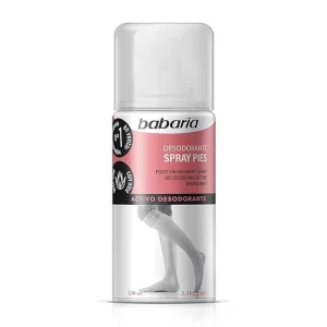 اسپری خوشبو کننده پا باباریا Babaria Feet Deodorant Spray حاوی عصاره آلوئه ورا 150 میل