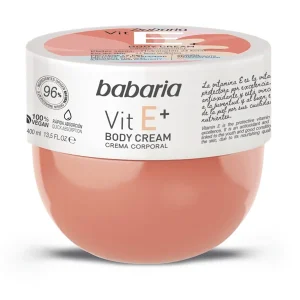 کرم بدن اسپانیایی باباریا Babaria Vitamin E حاوی ویتامین ای 400 میل