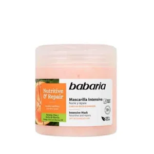 ماسک مو اسپانیایی باباریا Babaria Nutritive & Repair مناسب موهای خشک و آسیب دیده مغذی و ترمیم کننده مو 400 میل