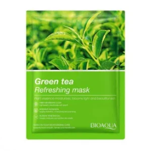 ماسک ورقه ای صورت چای سبز بیوآکوا BIOAQUA